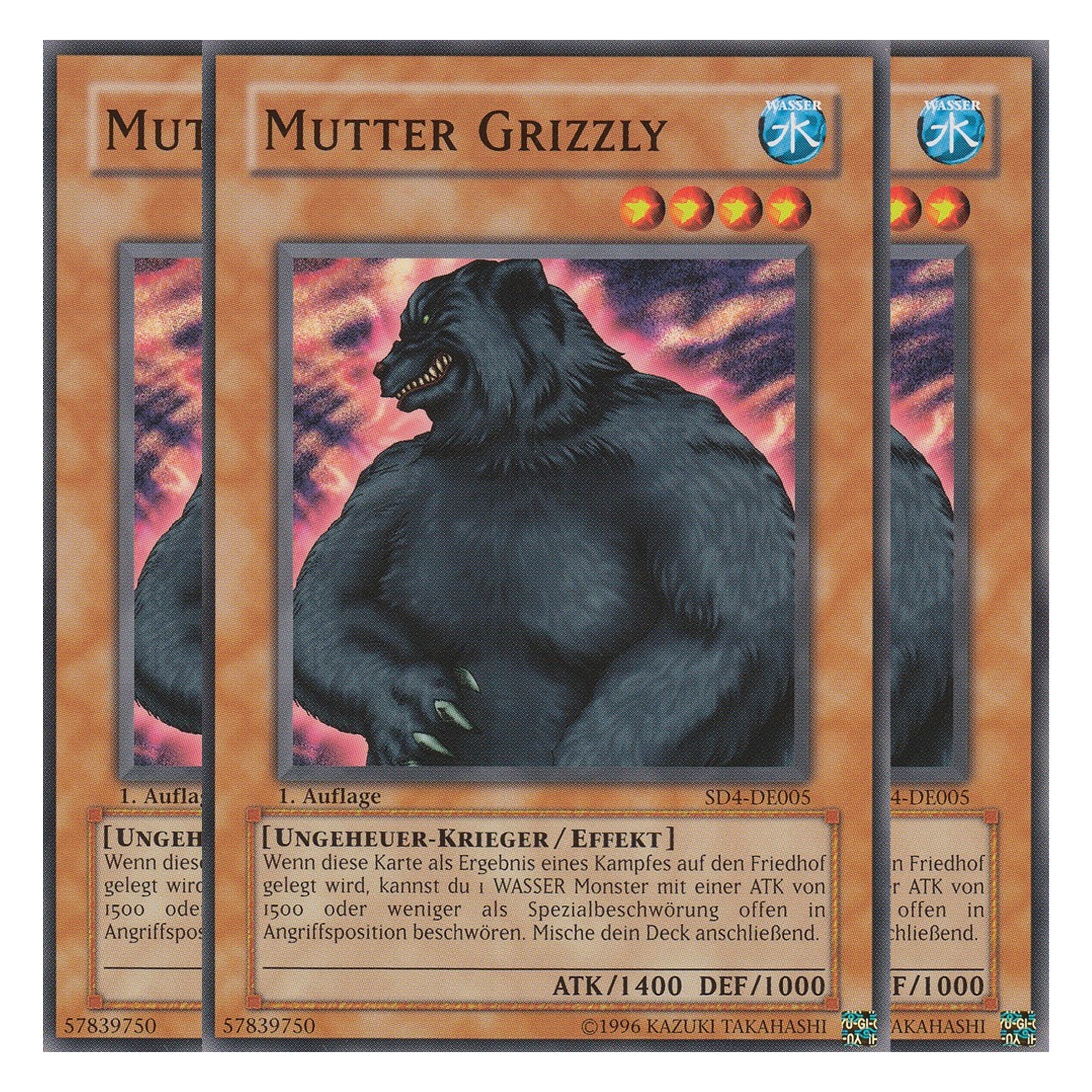 Mutter Grizzly - SD4-DE005 - Common - Deutsch - 1. Auflage - Structure Deck: Fury From The Deep - Playset (3 Kopien)