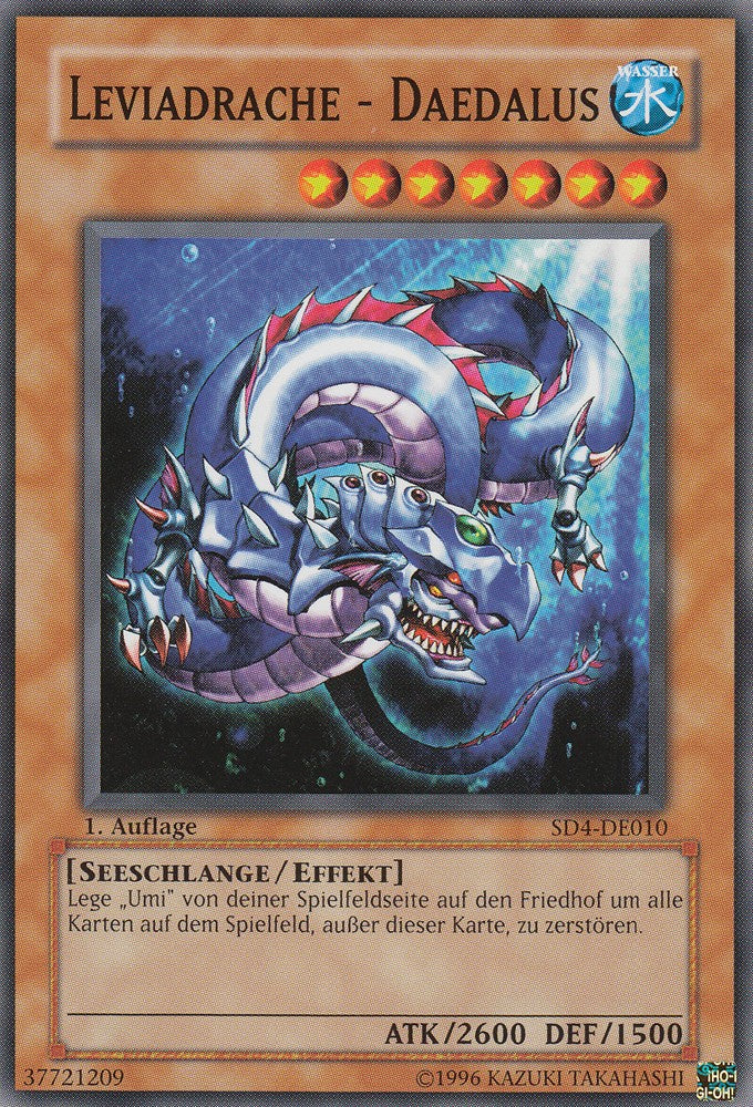 Leviadrache - Daedalus - SD4-DE010 - Common - Deutsch - 1. Auflage - Structure Deck: Fury From The Deep