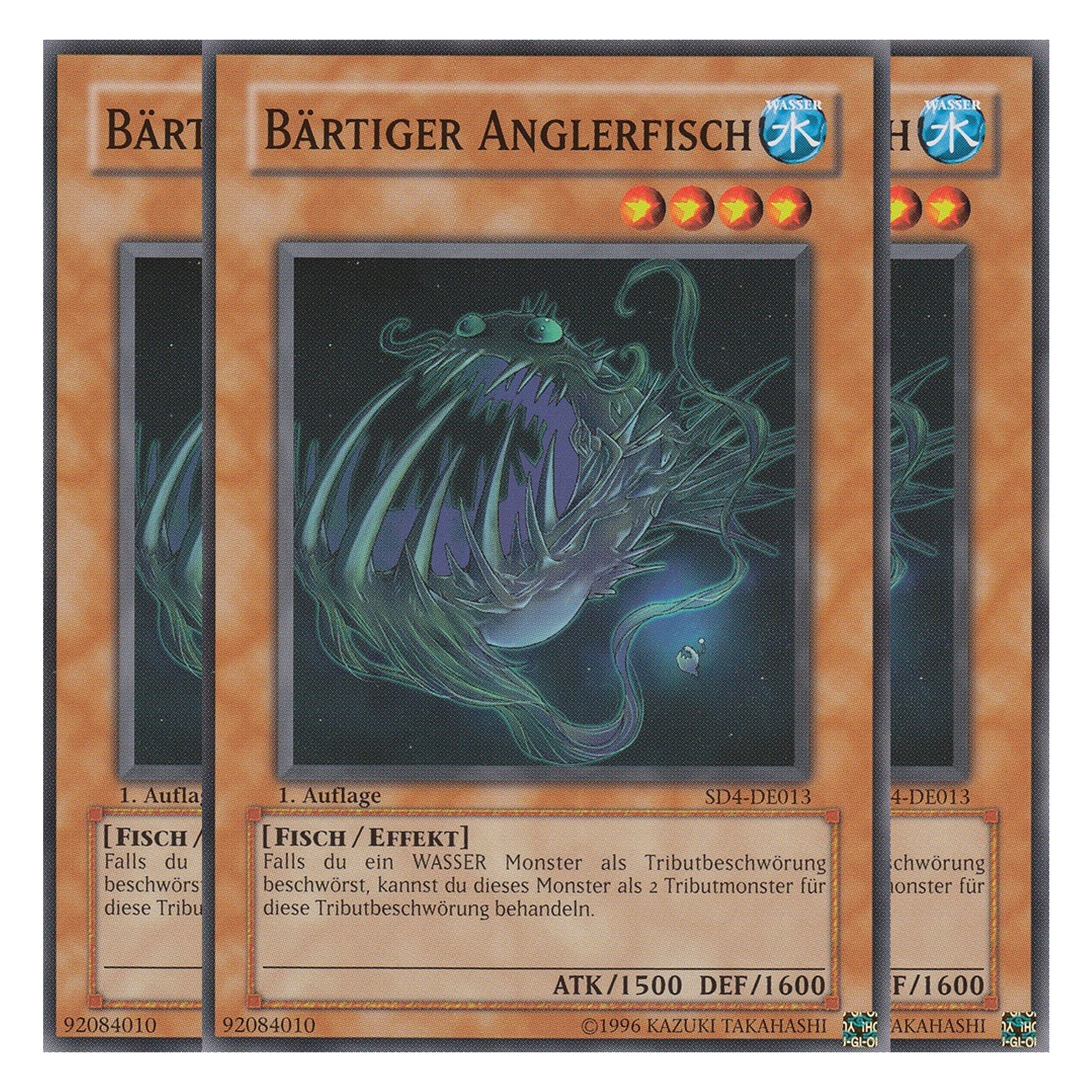 Bärtiger Anglerfisch - SD4-DE013 - Common - Deutsch - 1. Auflage - Structure Deck: Fury From The Deep - Playset (3 Kopien)