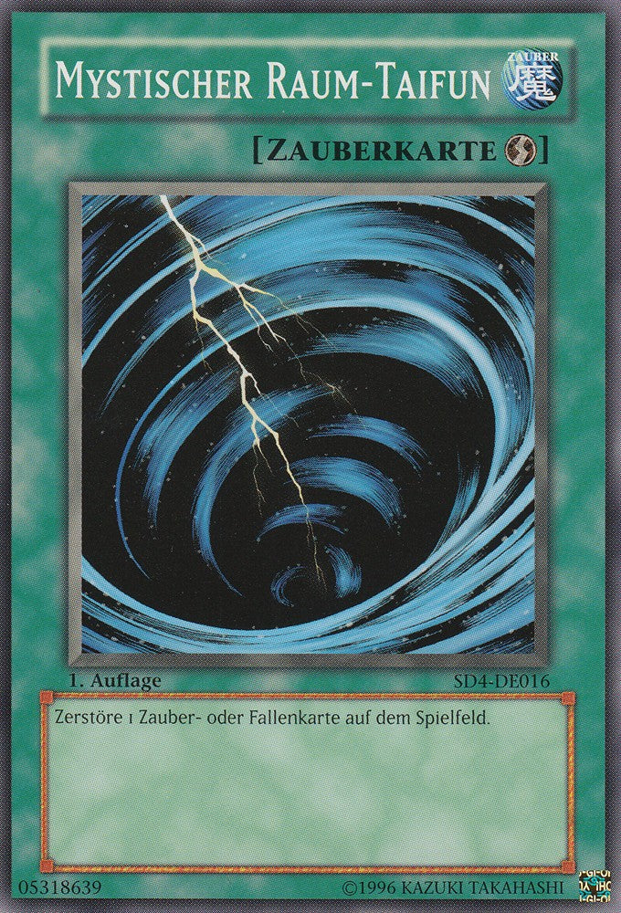 Mystischer Raum-Taifun - SD4-DE016 - Common - Deutsch - 1. Auflage - Structure Deck: Fury From The Deep - Yugioh