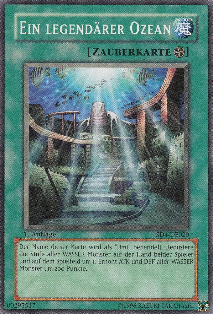 Ein legendärer Ozean - SD4-DE020 - Common - Deutsch - 1. Auflage - Structure Deck: Fury From The Deep - Yugioh