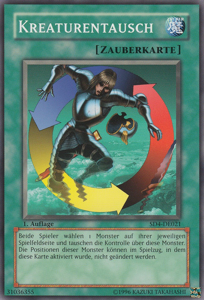 Kreaturentausch - SD4-DE021 - Common - Deutsch - 1. Auflage - Structure Deck: Fury From The Deep - Yugioh