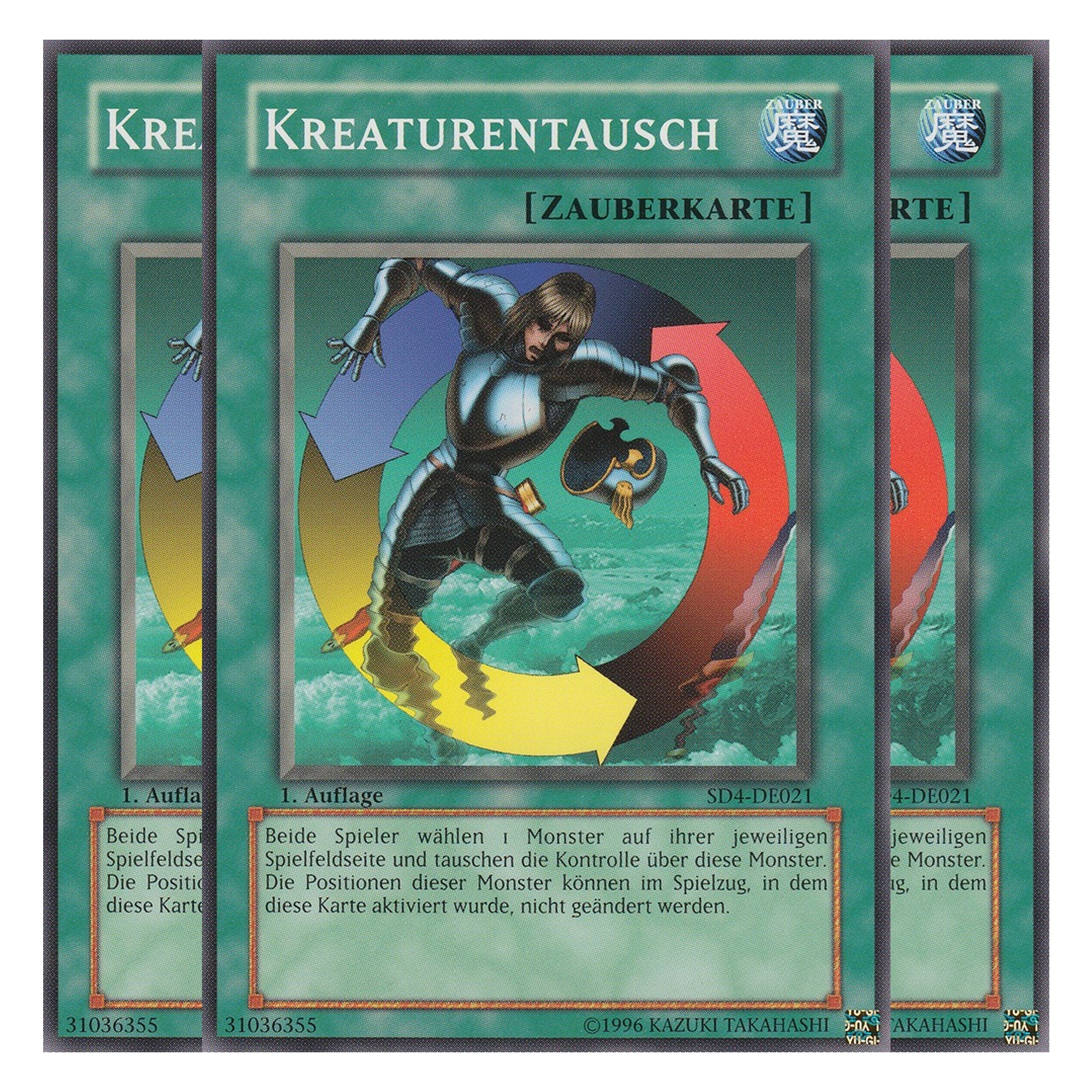 Kreaturentausch - SD4-DE021 - Common - Deutsch - 1. Auflage - Structure Deck: Fury From The Deep - Playset (3 Kopien)