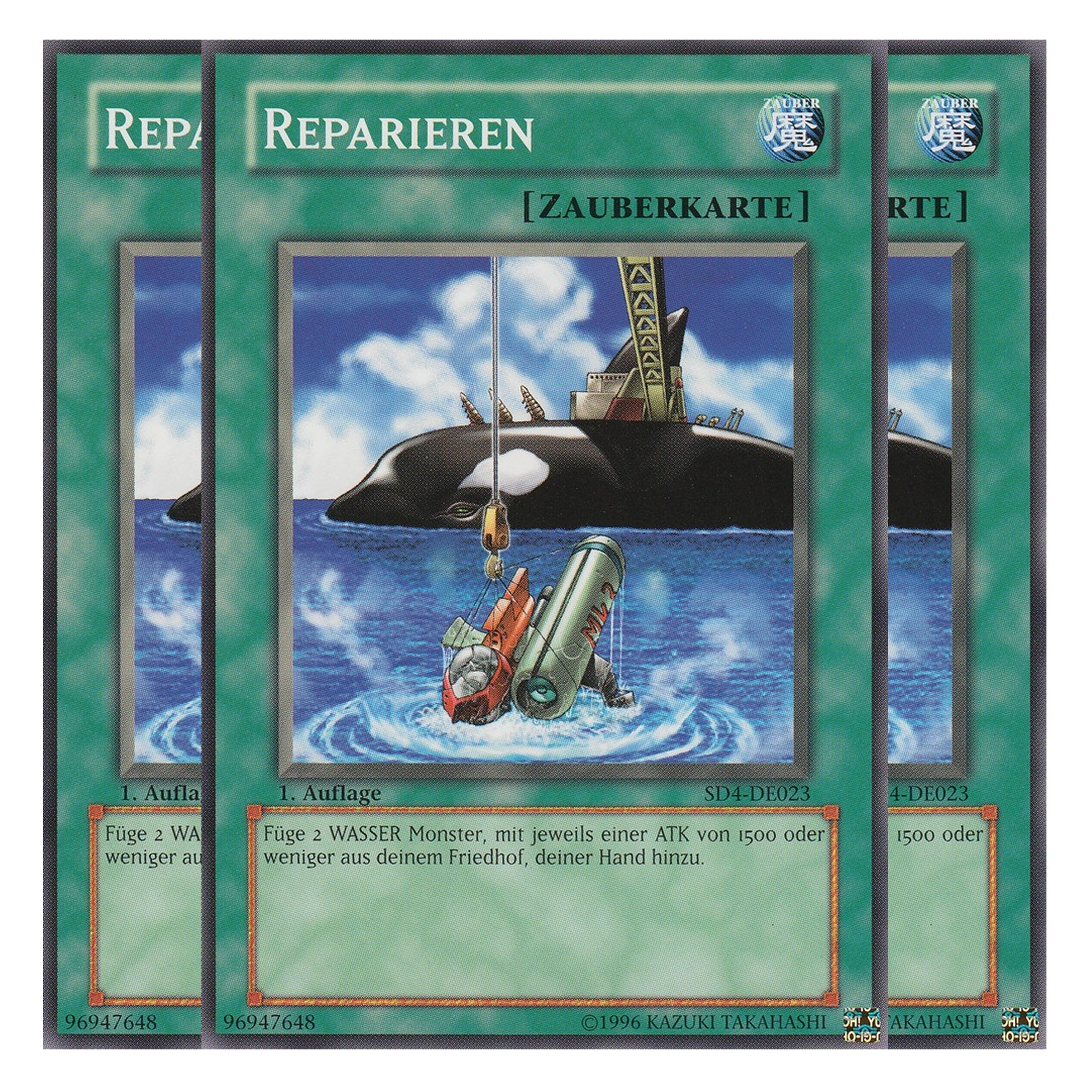 Reparieren - SD4-DE023 - Common - Deutsch - 1. Auflage - Structure Deck: Fury From The Deep - Playset (3 Kopien)