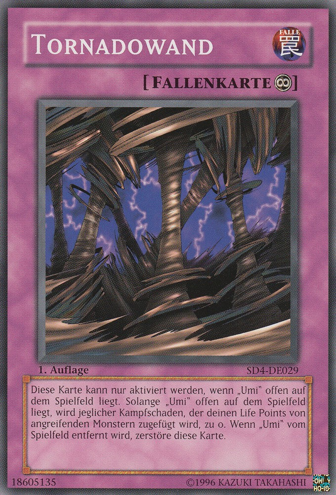 Tornadowand - SD4-DE029 - Common - Deutsch - 1. Auflage - Structure Deck: Fury From The Deep - Yugioh