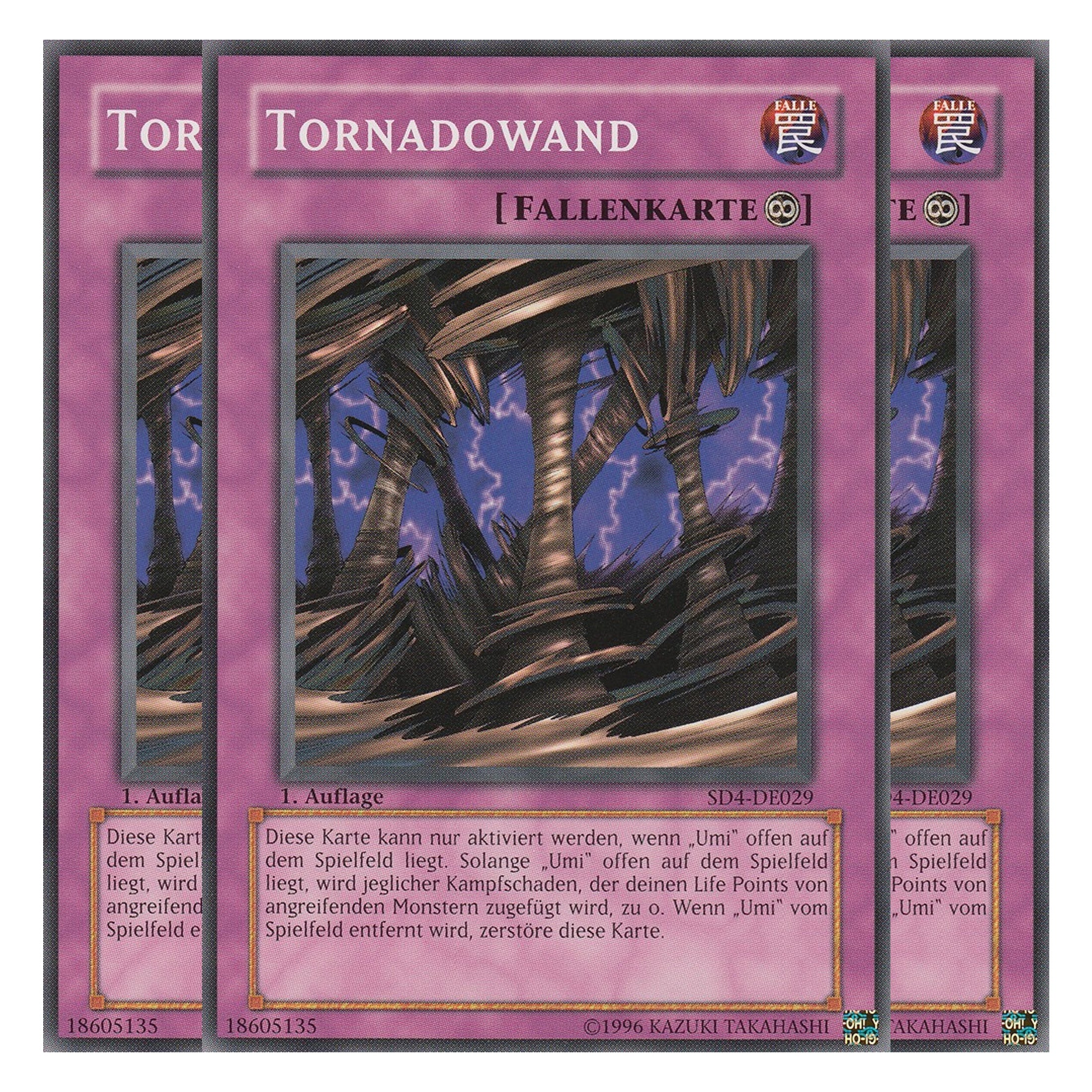 Tornadowand - SD4-DE029 - Common - Deutsch - 1. Auflage - Structure Deck: Fury From The Deep - Playset (3 Kopien)