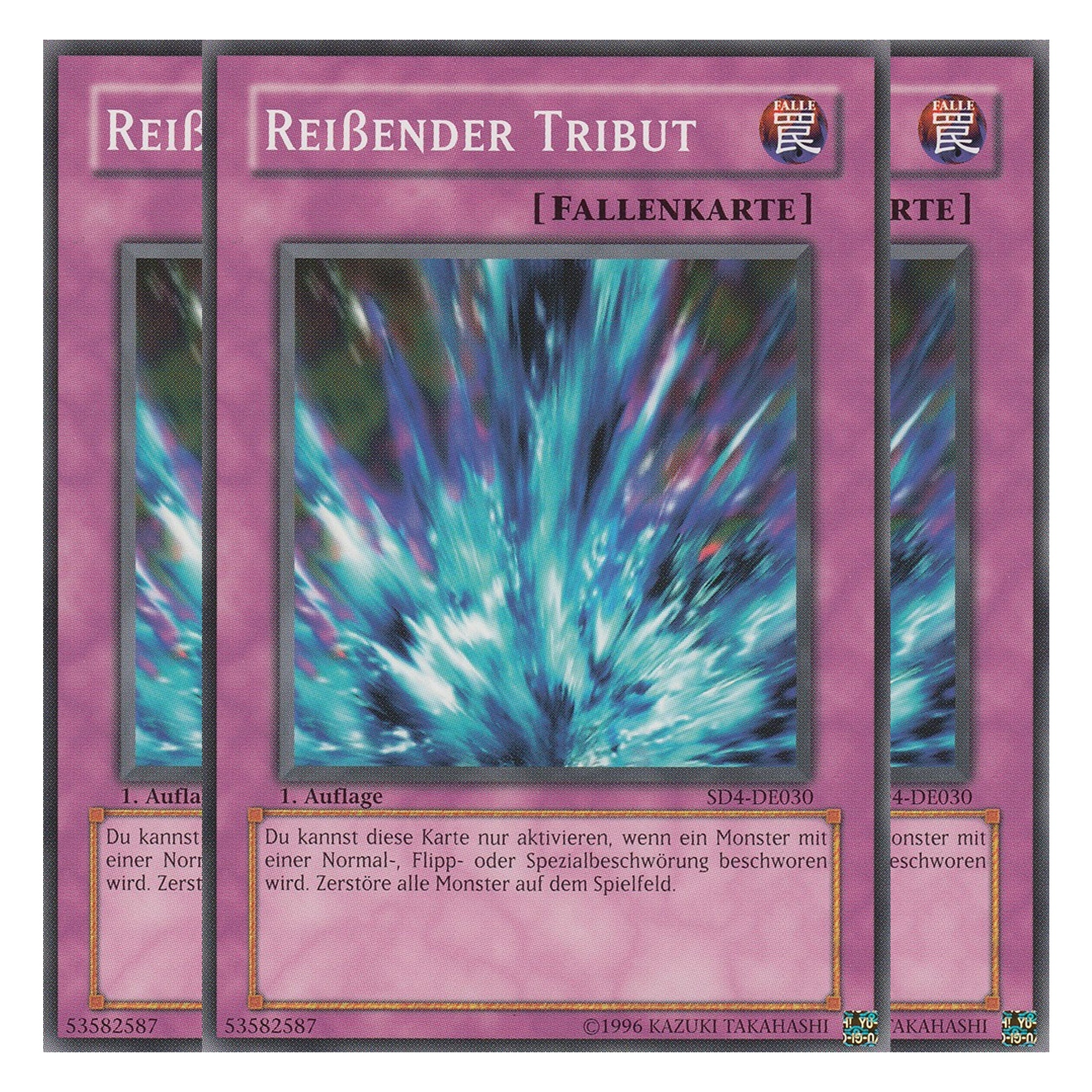 Reißender Tribut - SD4-DE030 - Common - Deutsch - 1. Auflage - Structure Deck: Fury From The Deep - Playset (3 Kopien)