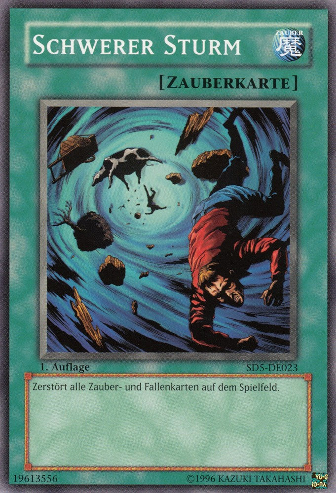Schwerer Sturm - SD5-DE023 - Common - Deutsch - 1. Auflage - Structure Deck: Warrior's Triumph - Yugioh
