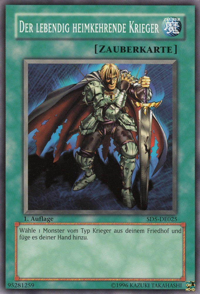 Der lebendig heimkehrende Krieger - SD5-DE025 - Common - Deutsch - 1. Auflage - Structure Deck: Warrior's Triumph - Yugioh