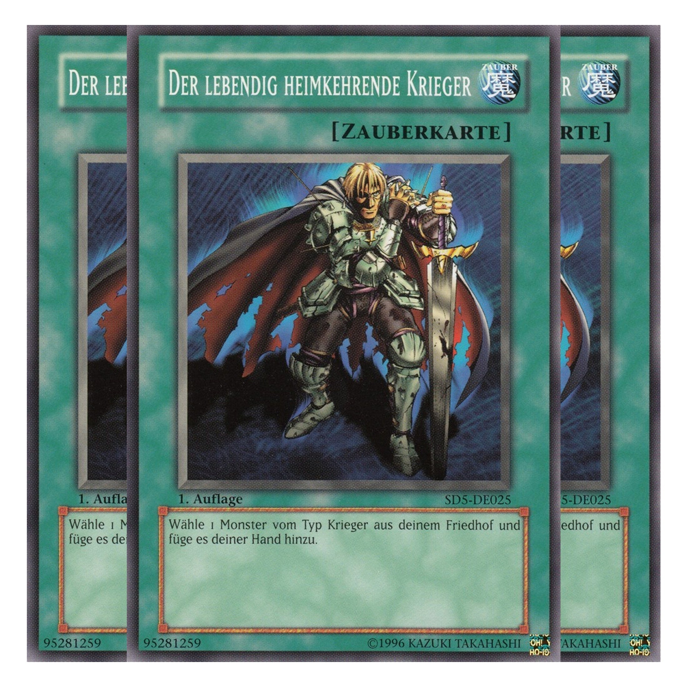 Der lebendig heimkehrende Krieger - SD5-DE025 - Common - Deutsch - 1. Auflage - Structure Deck: Warrior's Triumph - Playset (3 Kopien)