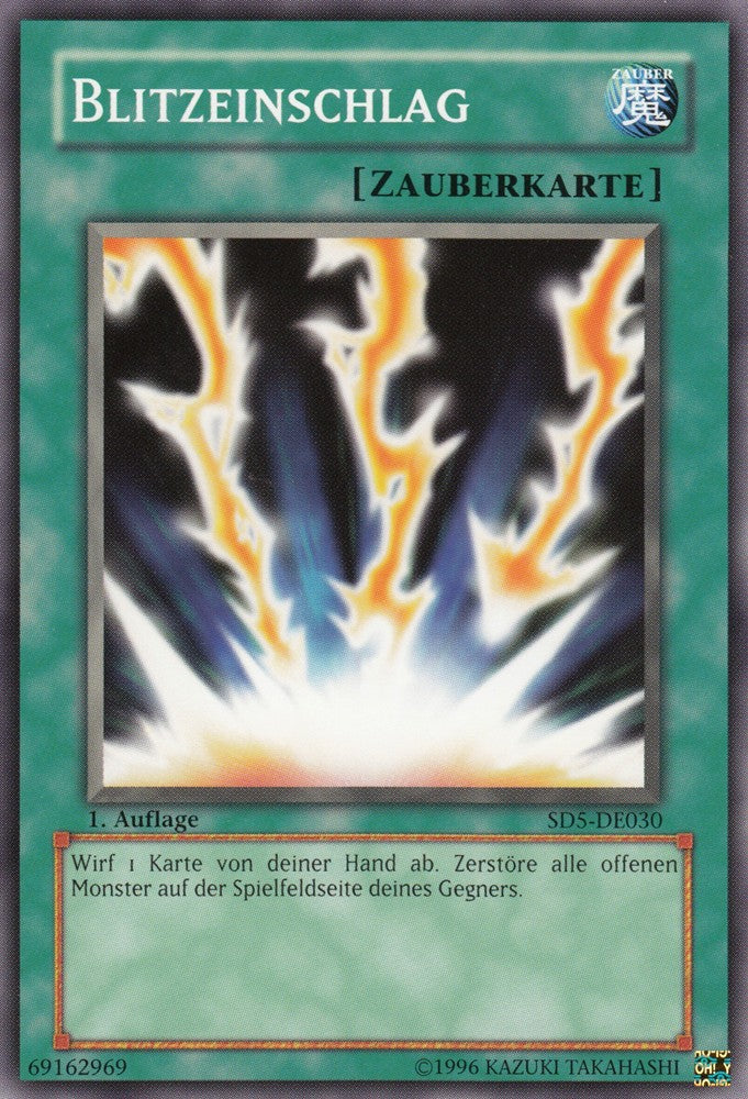 Blitzeinschlag - SD5-DE030 - Common - Deutsch - 1. Auflage - Structure Deck: Warrior's Triumph - Yugioh