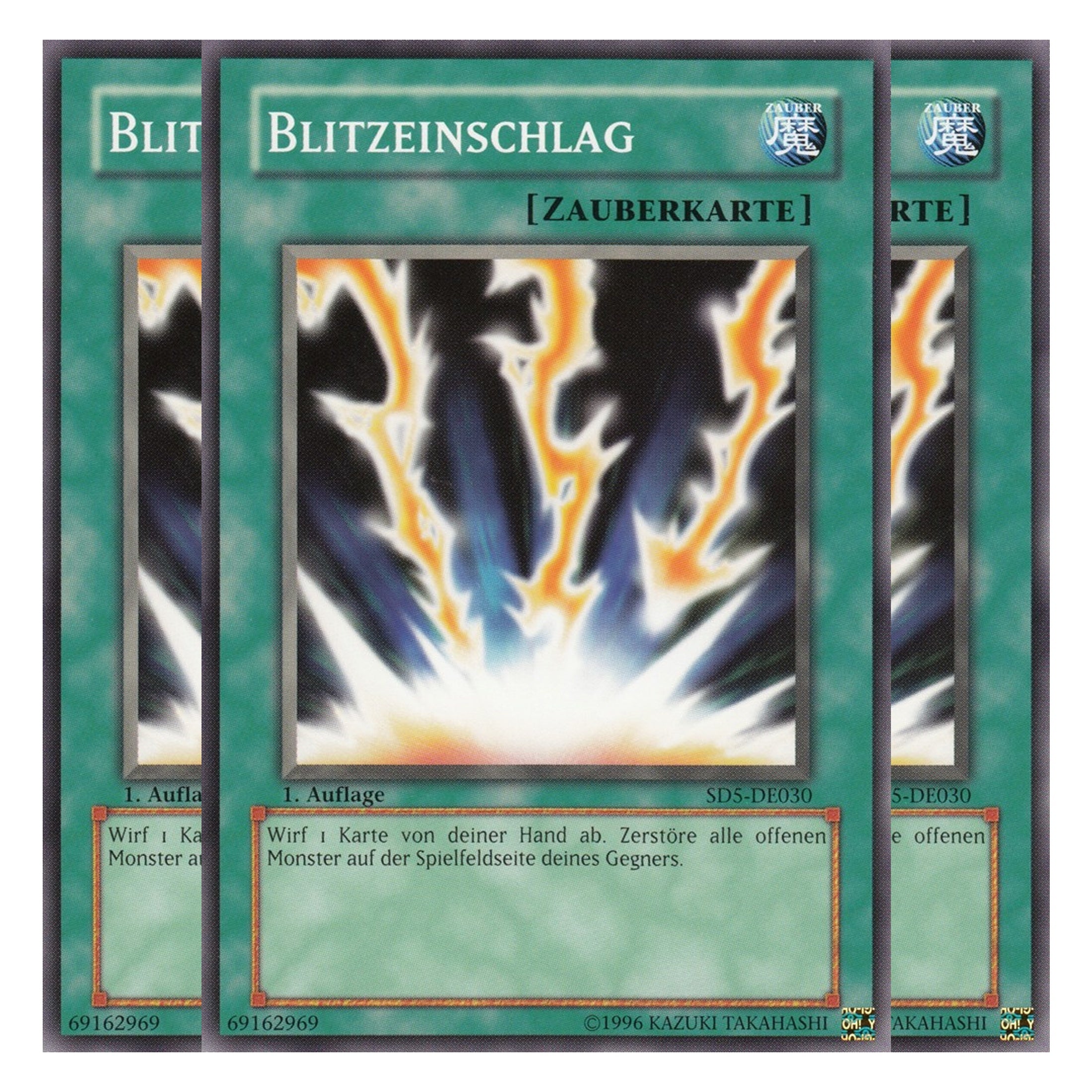 Blitzeinschlag - SD5-DE030 - Common - Deutsch - 1. Auflage - Structure Deck: Warrior's Triumph - Playset (3 Kopien)