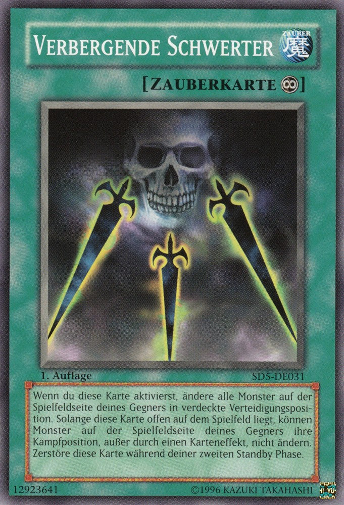 Verbergende Schwerter - SD5-DE031 - Common - Deutsch - 1. Auflage - Structure Deck: Warrior's Triumph - Yugioh