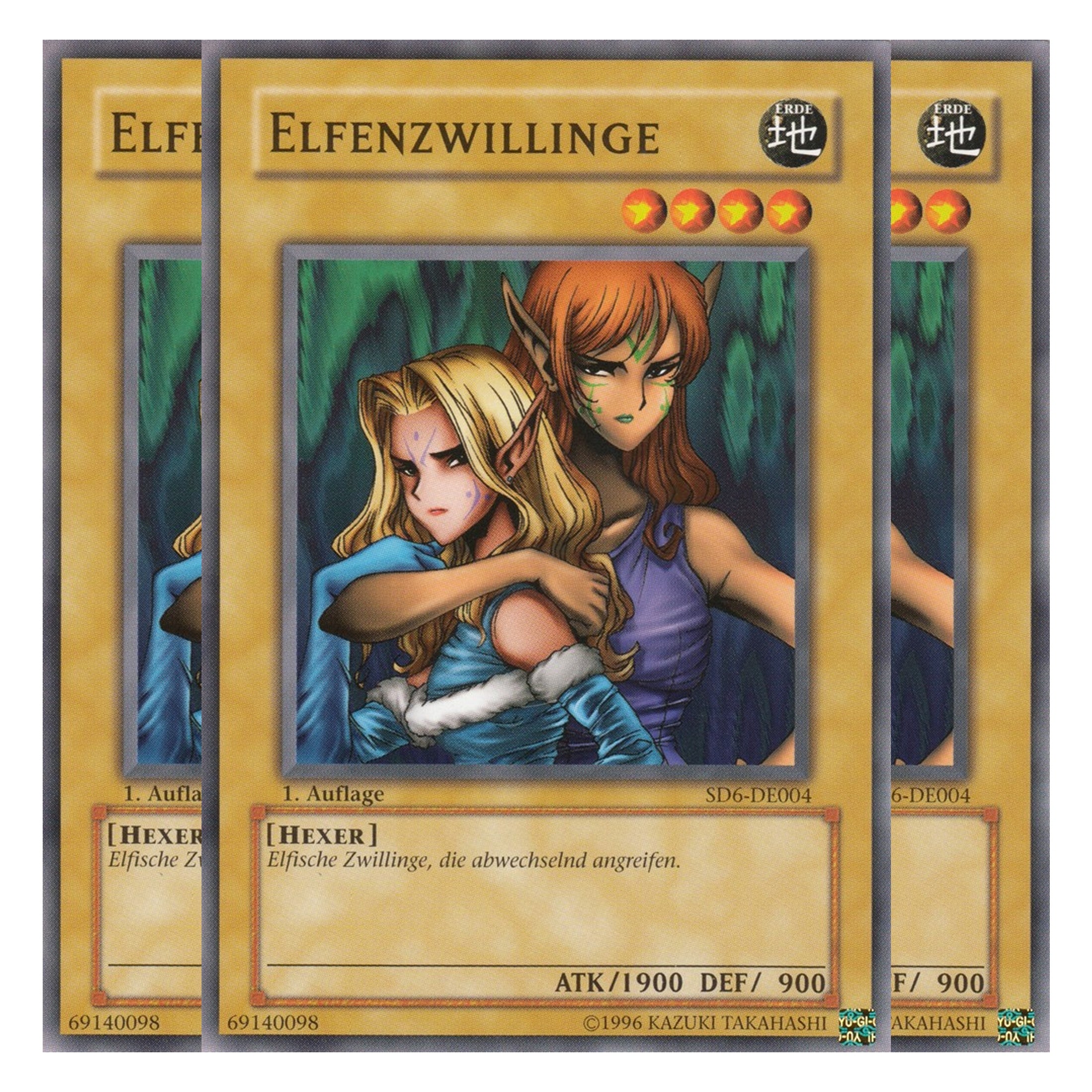 Elfenzwillinge - SD6-DE004 - Common - Deutsch - 1. Auflage - Structure Deck: Spellcaster's Judgment - Playset (3 Kopien)