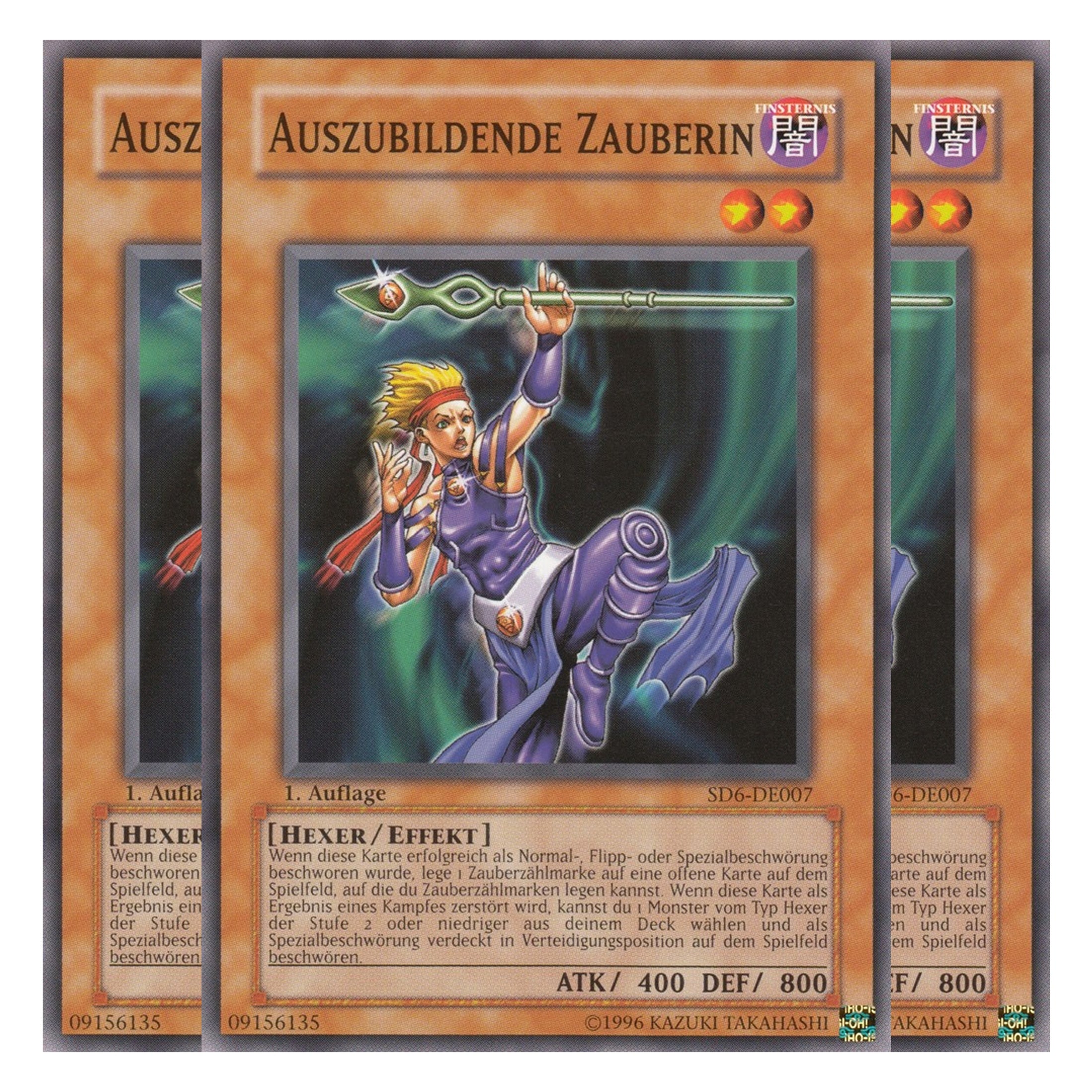 Auszubildende Zauberin - SD6-DE007 - Common - Deutsch - 1. Auflage - Structure Deck: Spellcaster's Judgment - Playset (3 Kopien)