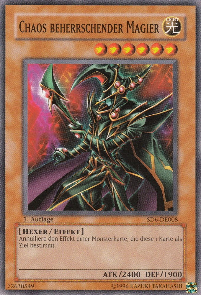 Chaos beherrschender Magier - SD6-DE008 - Common - Deutsch - 1. Auflage - Structure Deck: Warrior's Triumph - Yugioh