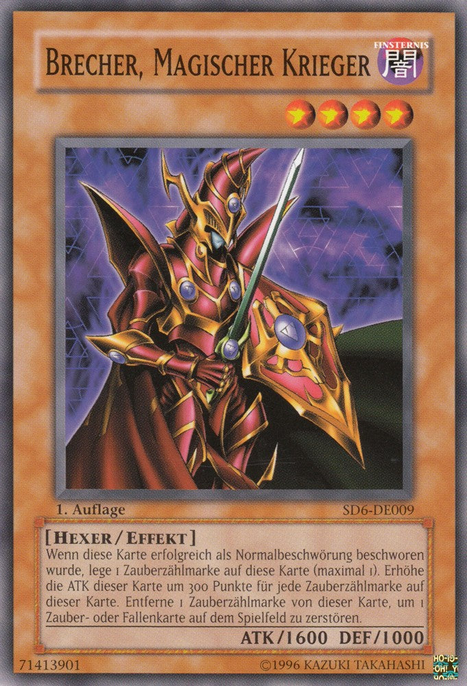 Brecher, Magischer Krieger - SD6-DE009 - Common - Deutsch - 1. Auflage - Structure Deck: Warrior's Triumph - Yugioh