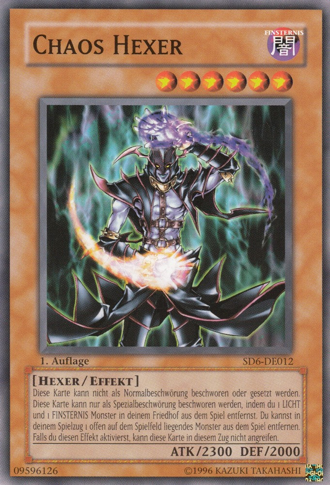 Chaos Hexer - SD6-DE012 - Common - Deutsch - 1. Auflage - Structure Deck: Warrior's Triumph - Yugioh
