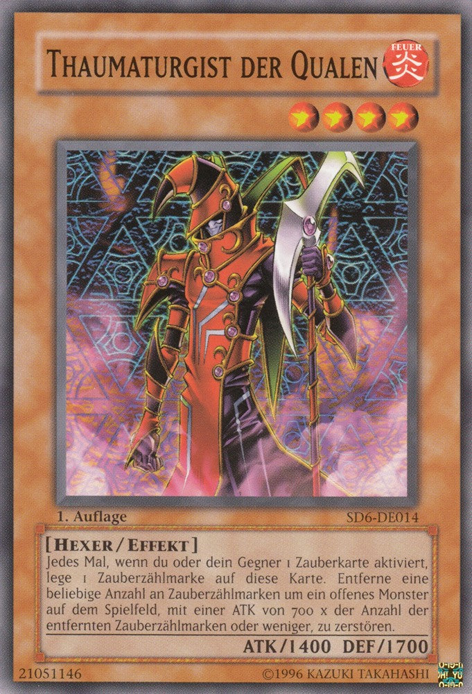 Thaumaturgist der Qualen - SD6-DE014 - Common - Deutsch - 1. Auflage - Structure Deck: Warrior's Triumph - Yugioh