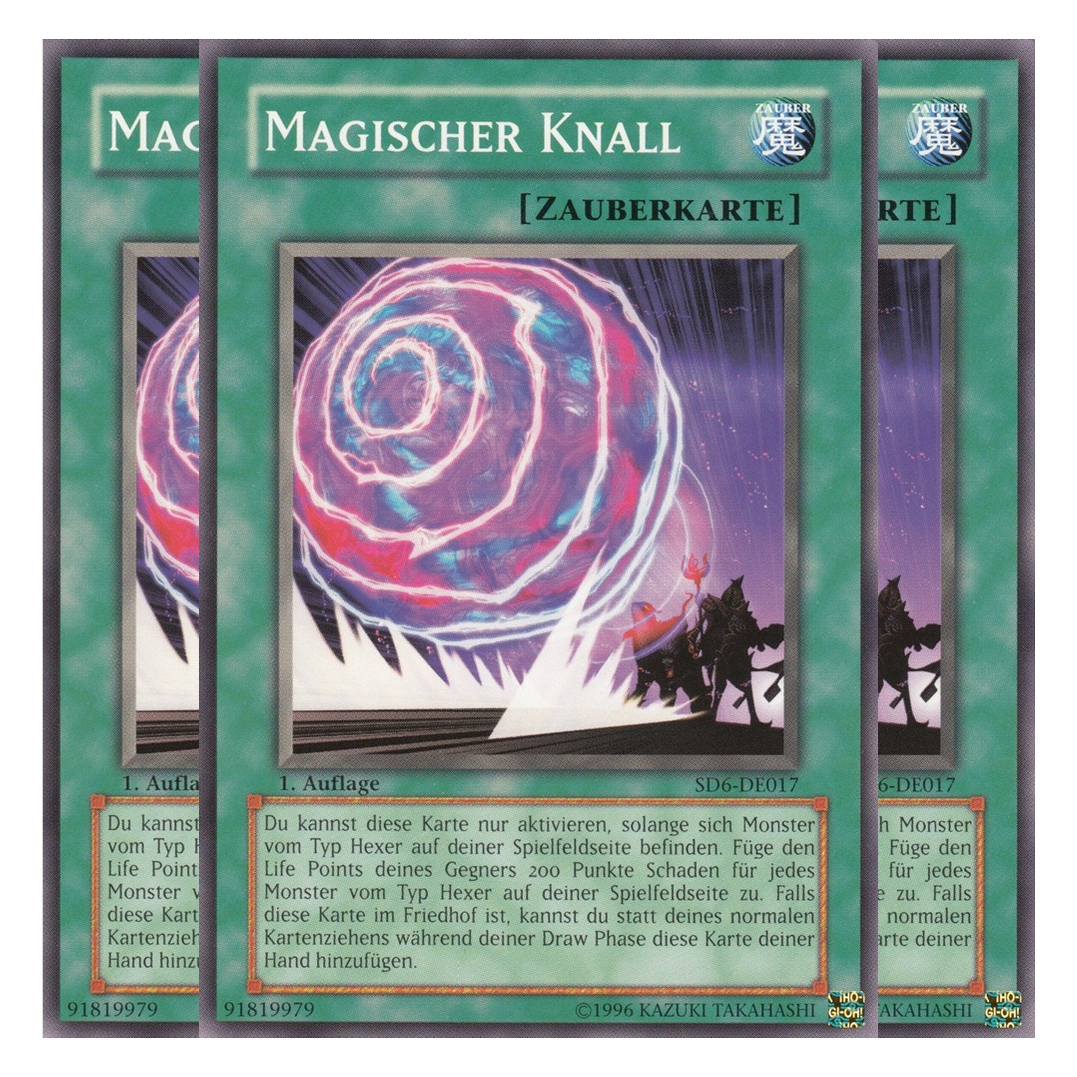 Magischer Knall - SD6-DE017 - Common - Deutsch - 1. Auflage - Structure Deck: Spellcaster's Judgment - Playset (3 Kopien)