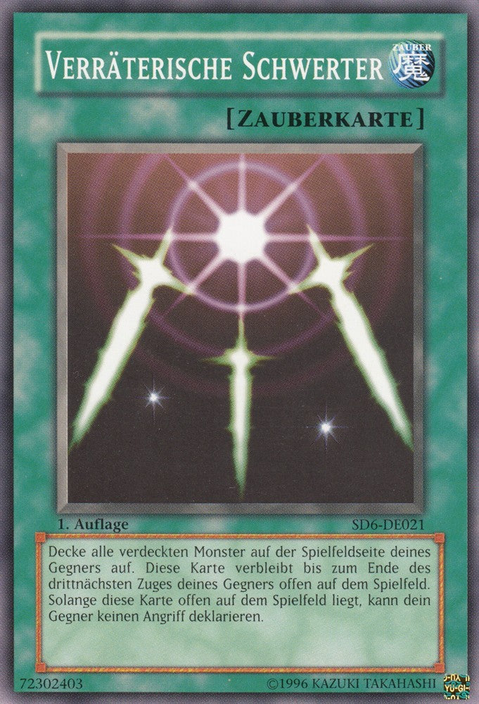 Verräterische Schwerter - SD6-DE021 - Common - Deutsch - 1. Auflage - Structure Deck: Warrior's Triumph - Yugioh