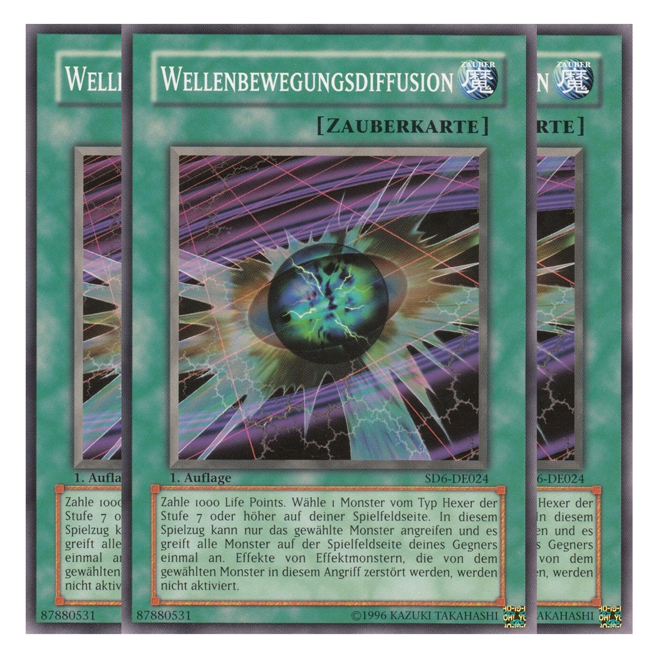 Wellenbewegungsdiffusion - SD6-DE024 - Common - Deutsch - 1. Auflage - Structure Deck: Spellcaster's Judgment - Playset (3 Kopien)