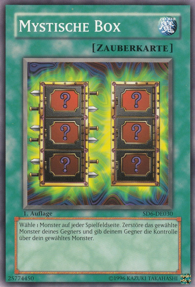 Mystische Box - SD6-DE030 - Common - Deutsch - 1. Auflage - Structure Deck: Warrior's Triumph - Yugioh
