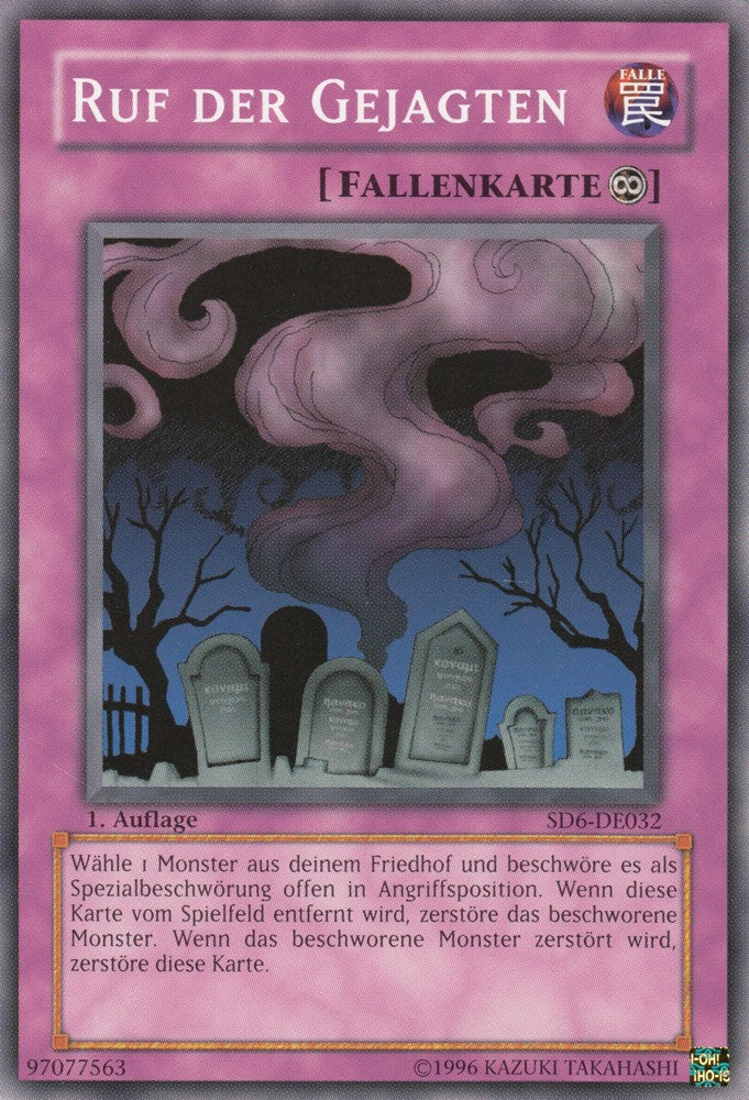 Ruf der Gejagten - SD6-DE032 - Common - Deutsch - 1. Auflage - Structure Deck: Warrior's Triumph - Yugioh