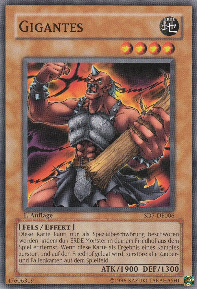 Gigantes - SD7-DE006 - Common - Deutsch - 1. Auflage - Structure Deck: Invincible Fortress - Yugioh
