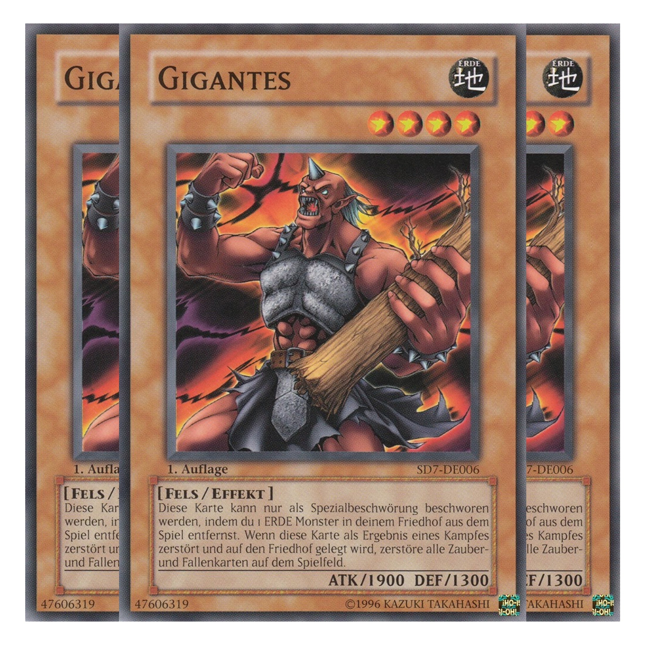 Gigantes - SD7-DE006 - Common - Deutsch - 1. Auflage - Structure Deck: Invincible Fortress - Playset (3 Kopien)