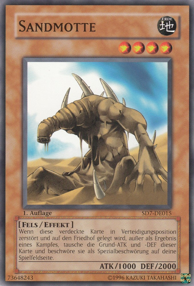 Sandmotte - SD7-DE015 - Common - Deutsch - 1. Auflage - Structure Deck: Invincible Fortress - Yugioh