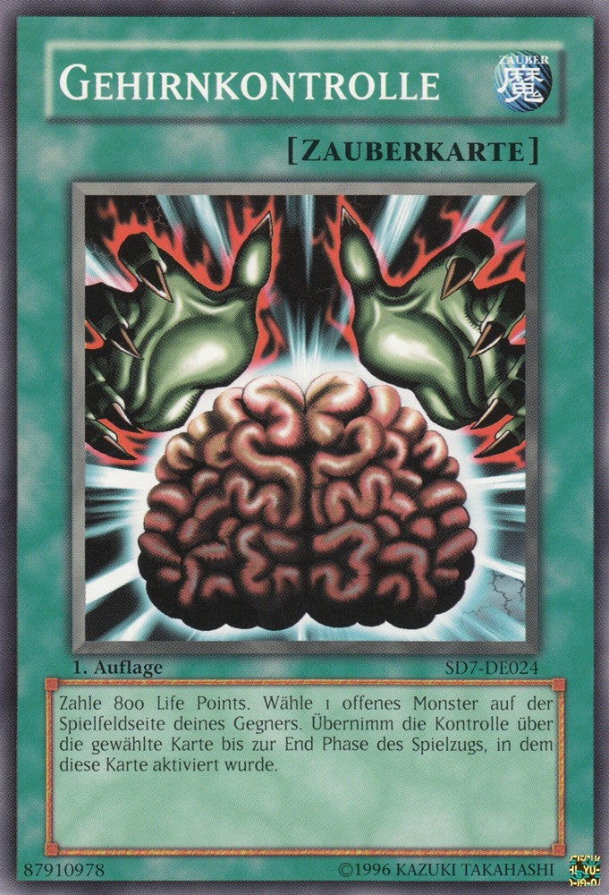 Gehirnkontrolle - SD7-DE024 - Common - Deutsch - 1. Auflage - Structure Deck: Invincible Fortress - Yugioh