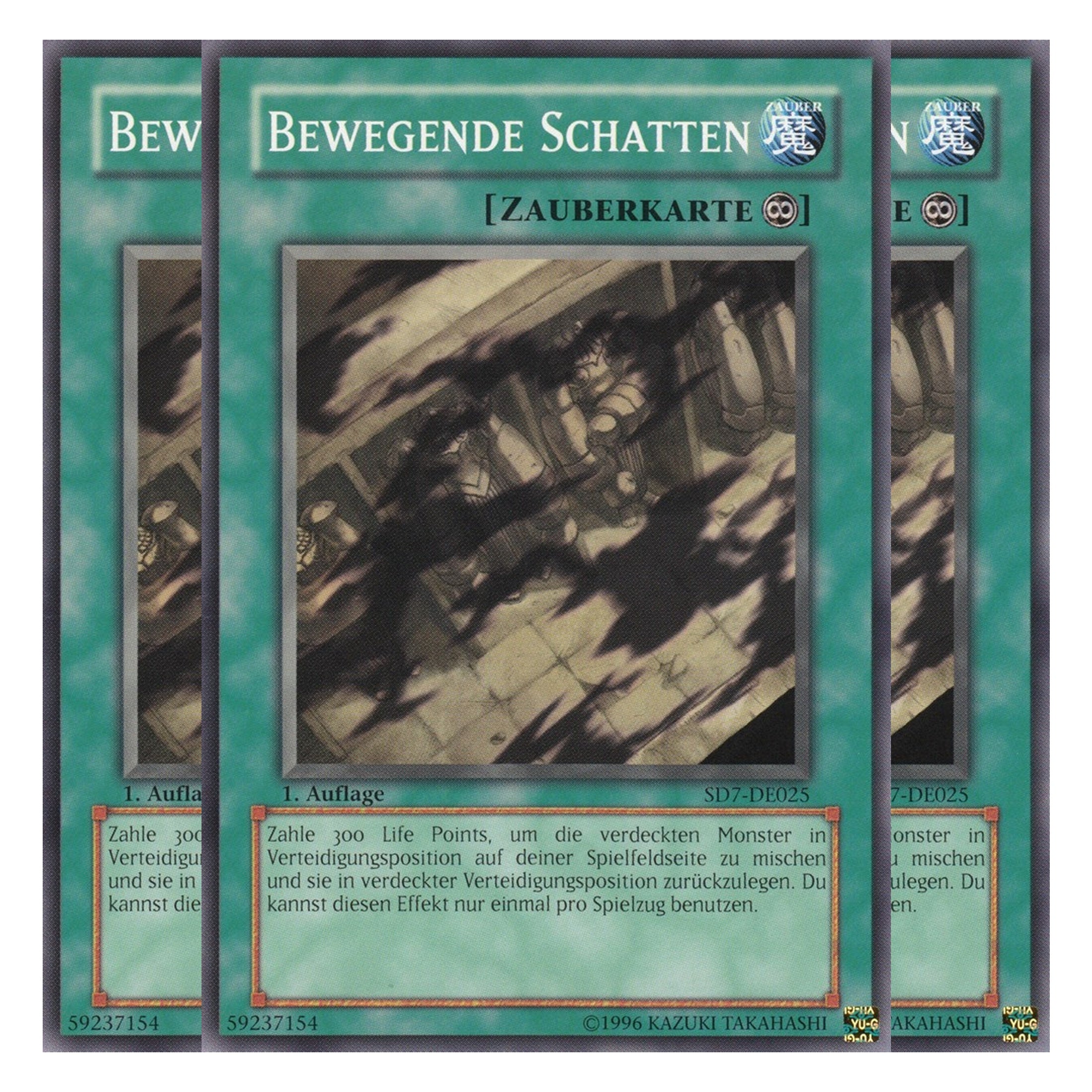 Bewegende Schatten - SD7-DE025 - Common - Deutsch - 1. Auflage - Structure Deck: Invincible Fortress - Playset (3 Kopien)