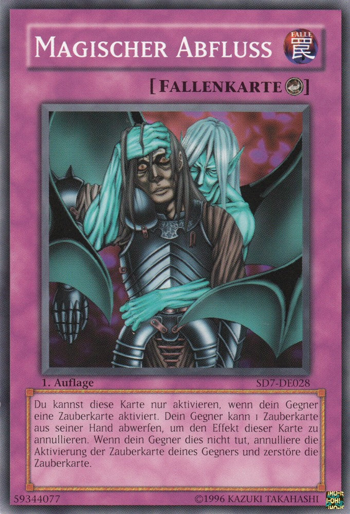 Magischer Abfluss - SD7-DE028 - Common - Deutsch - 1. Auflage - Structure Deck: Invincible Fortress - Yugioh