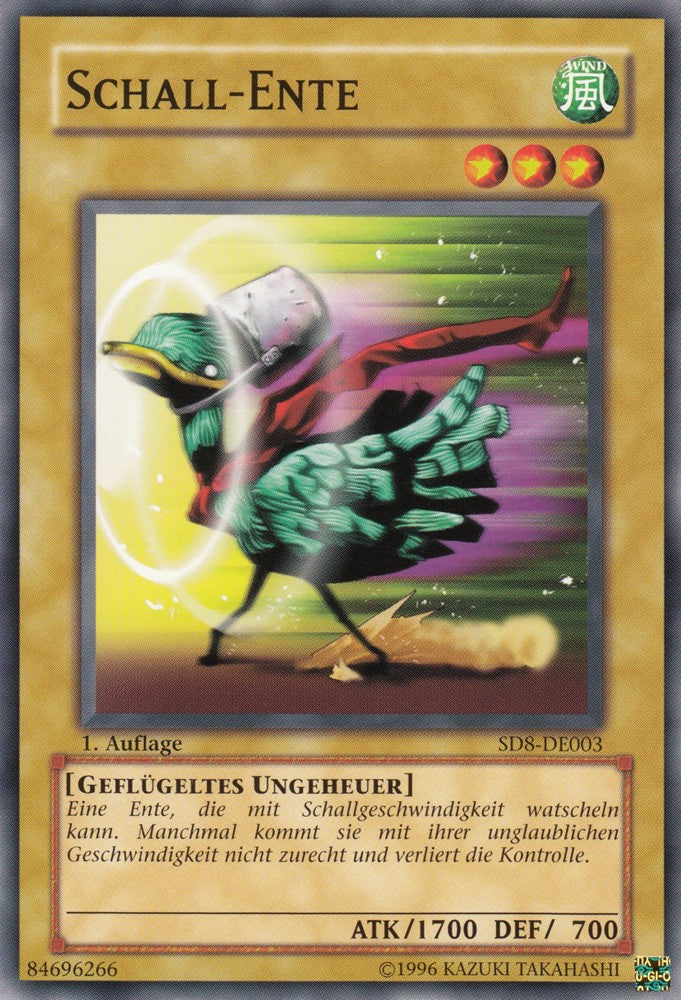 Schall-Ente - SD8-DE003 - Common - Deutsch - 1. Auflage - Structure Deck: Lord of the Storm - Yugioh