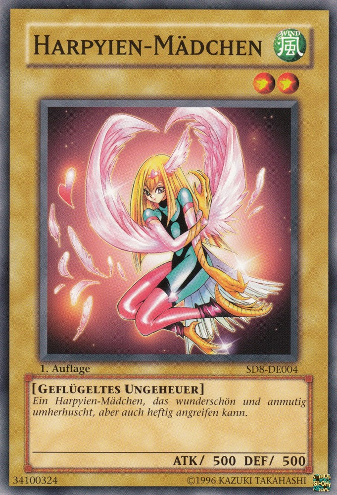 Harpyien-Mädchen - SD8-DE004 - Common - Deutsch - 1. Auflage - Structure Deck: Lord of the Storm - Yugioh