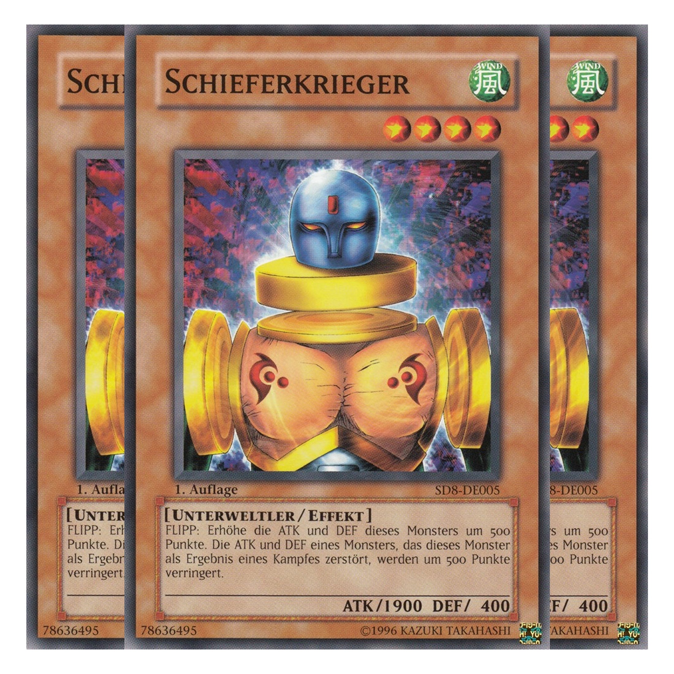 Schieferkrieger - SD8-DE005 - Common - Deutsch - 1. Auflage - Structure Deck: Lord of the Storm - Playset (3 Kopien)