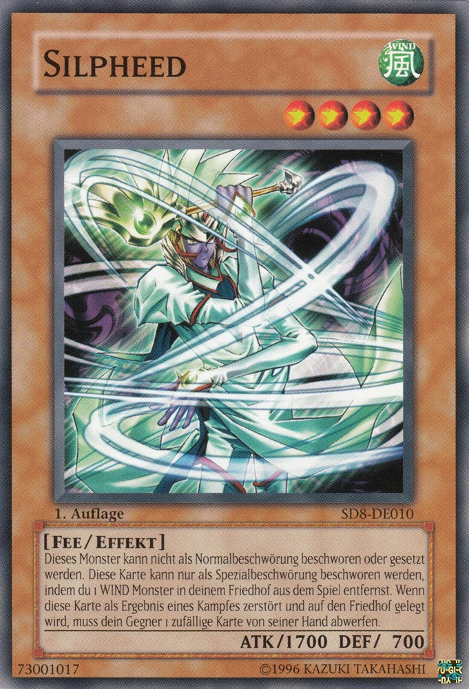 Silpheed - SD8-DE010 - Common - Deutsch - 1. Auflage - Structure Deck: Lord of the Storm - Yugioh