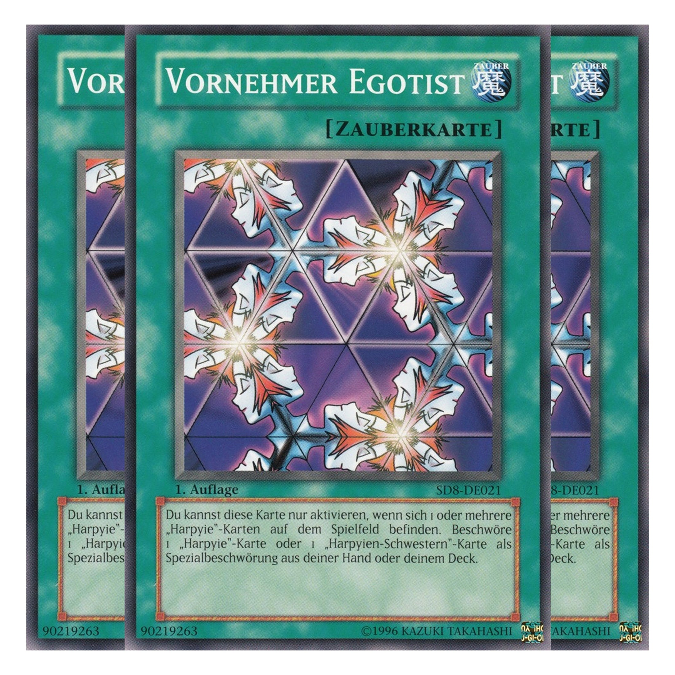 Vornehmer Egotist - SD8-DE021 - Common - Deutsch - 1. Auflage - Structure Deck: Lord of the Storm - Playset (3 Kopien)