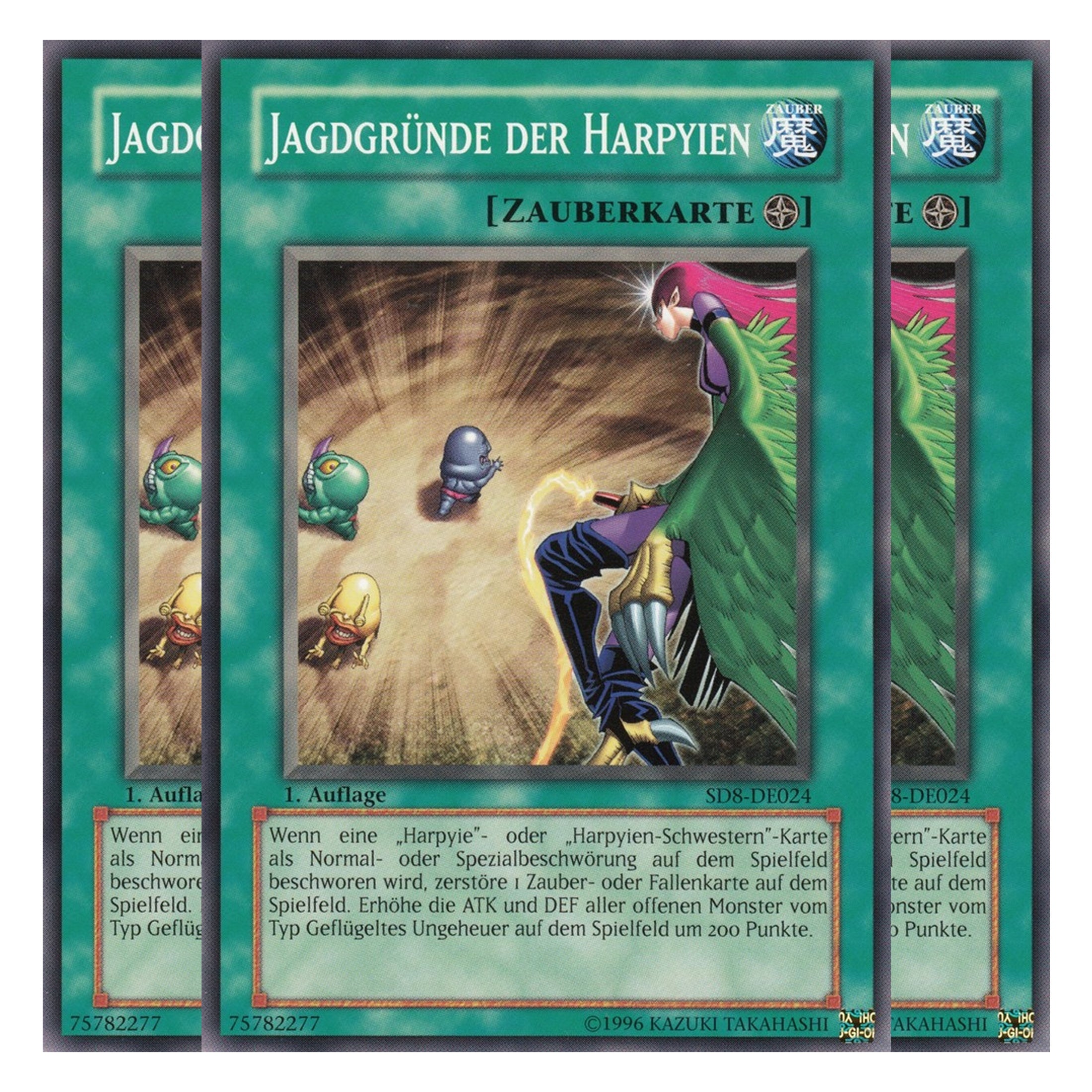 Jagdgründe der Harpyien - SD8-DE024 - Common - Deutsch - 1. Auflage - Structure Deck: Lord of the Storm - Playset (3 Kopien)