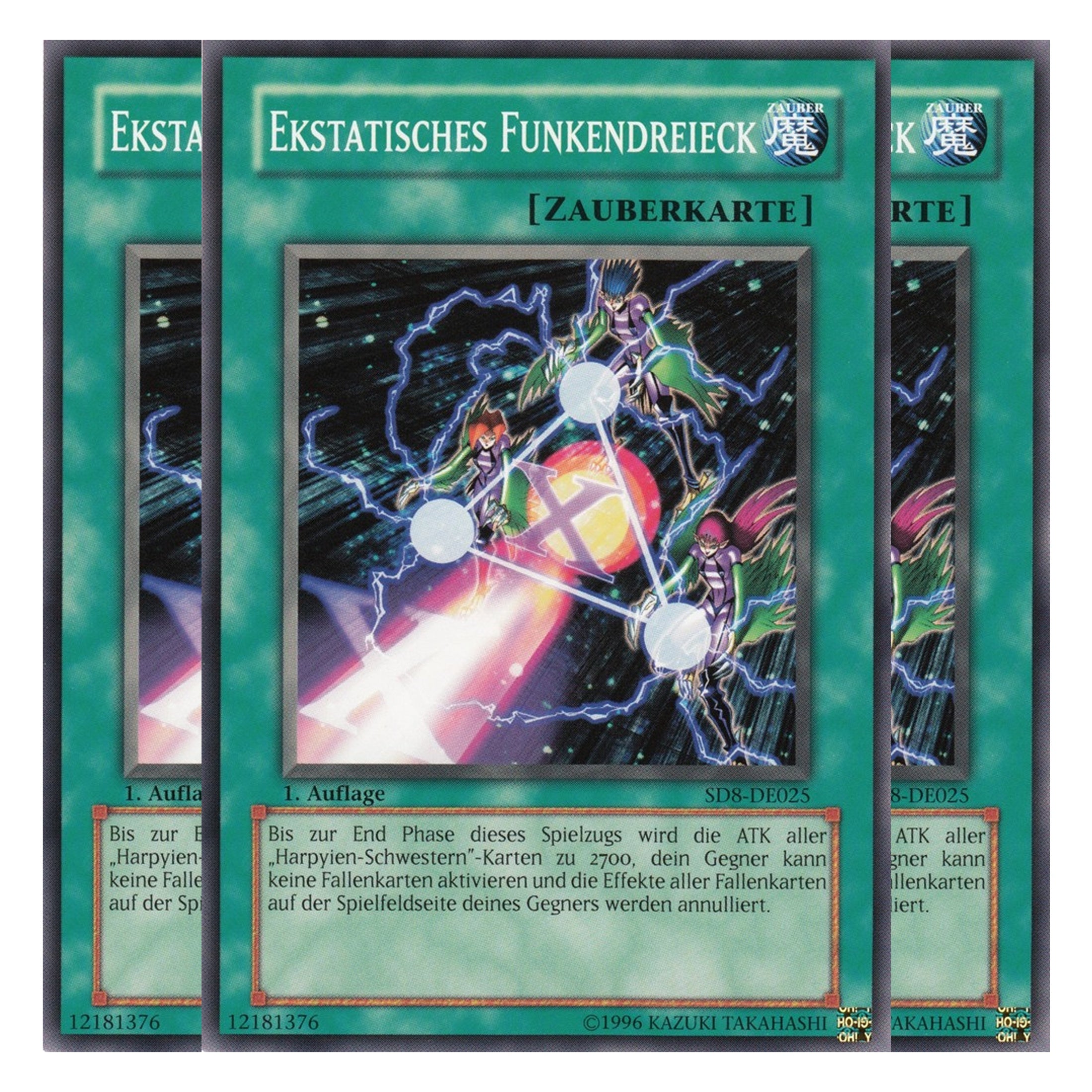 Ekstatisches Funkendreieck - SD8-DE025 - Common - Deutsch - 1. Auflage - Structure Deck: Lord of the Storm - Playset (3 Kopien)