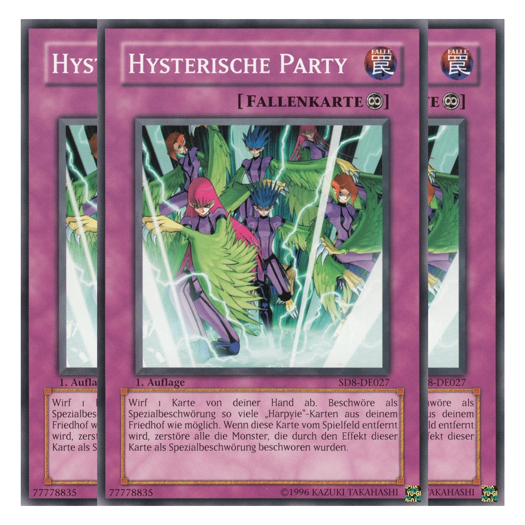 Hysterische Party - SD8-DE027 - Common - Deutsch - 1. Auflage - Structure Deck: Lord of the Storm - Playset (3 Kopien)