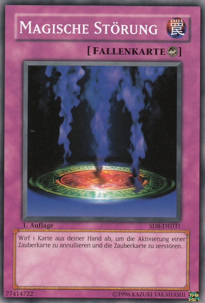 Magische Störung - SD8-DE031 - Common - Deutsch - 1. Auflage - Structure Deck: Lord of the Storm - Yugioh