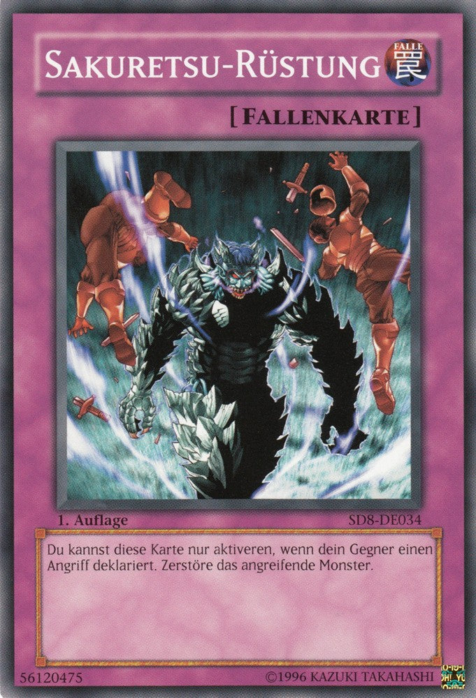 Sakuretsu-Rüstung - SD8-DE034 - Common - Deutsch - 1. Auflage - Structure Deck: Lord of the Storm - Yugioh