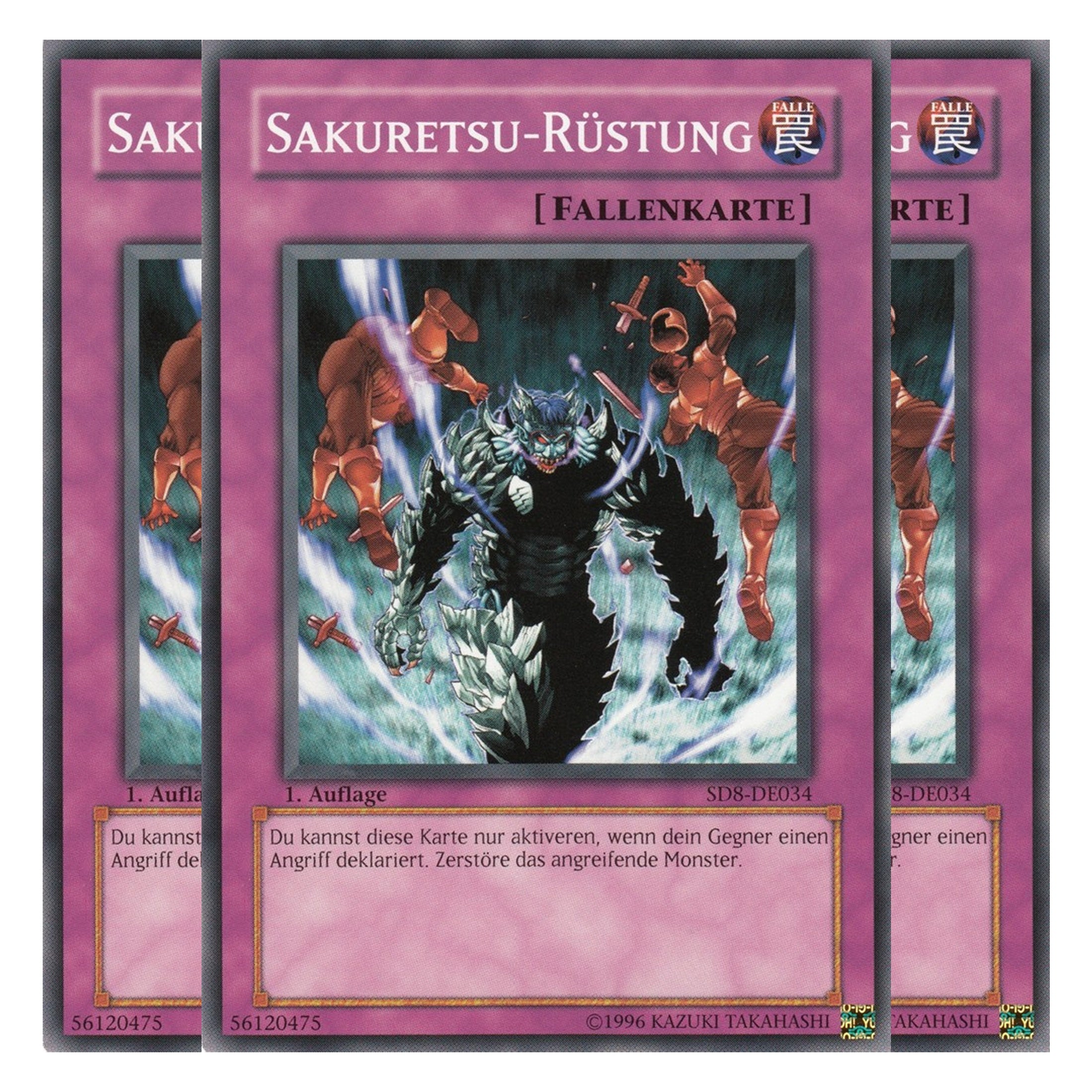Sakuretsu-Rüstung - SD8-DE034 - Common - Deutsch - 1. Auflage - Structure Deck: Lord of the Storm - Playset (3 Kopien)