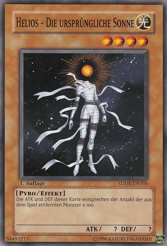 Helios - Die ursprüngliche Sonne - SDDE-DE005 - Common - Deutsch - 1. Auflage - Structure Deck: The Dark Emperor