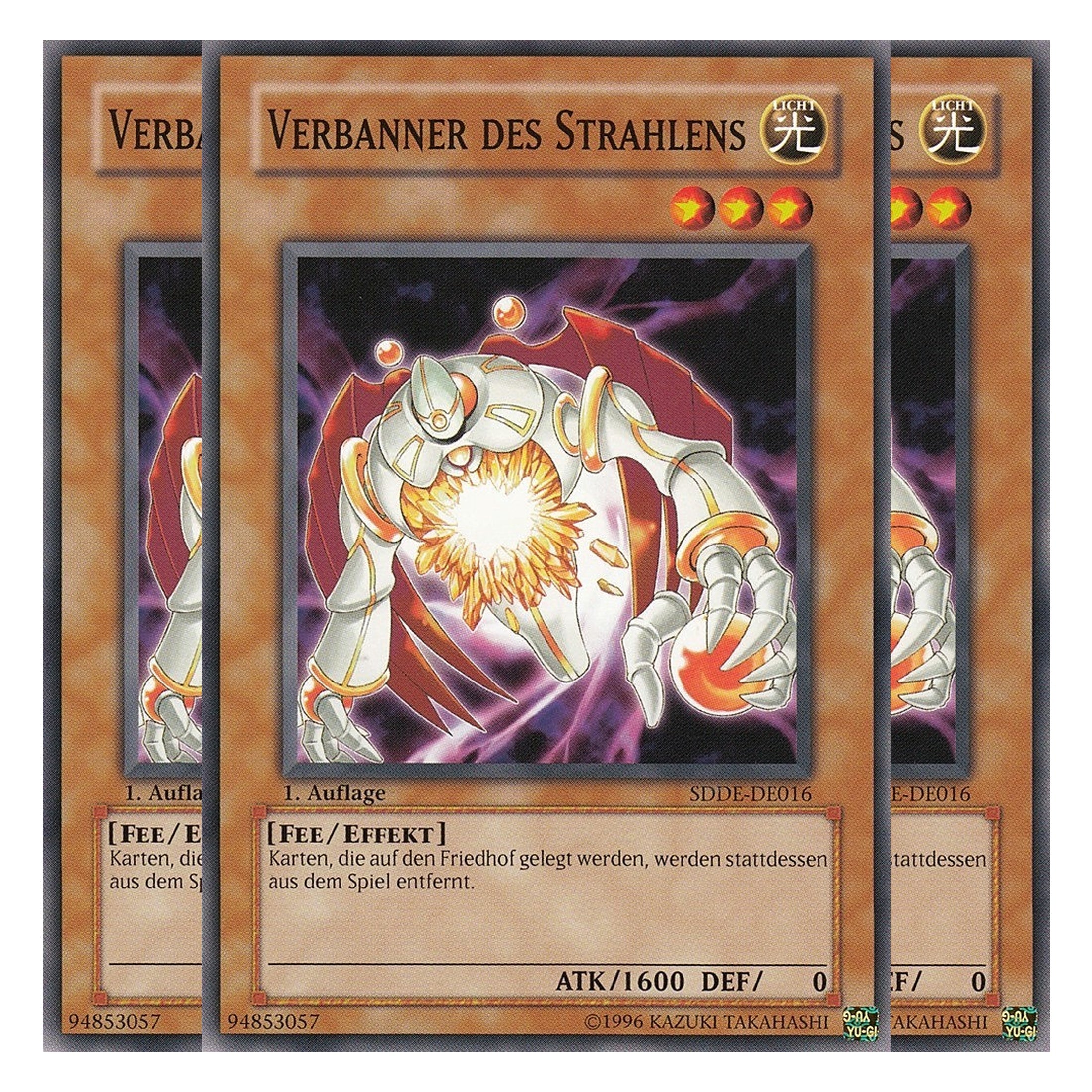 Verbanner des Strahlens - SDDE-DE016 - Common - Deutsch - 1. Auflage - Structure Deck: The Dark Emperor - Playset (3 Kopien)