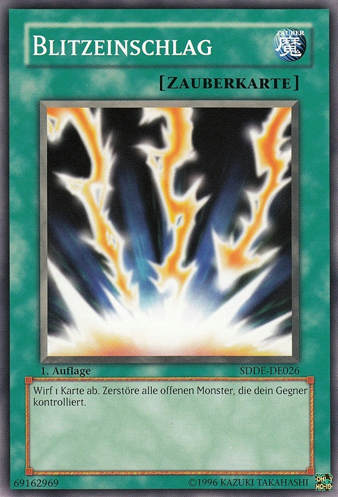 Blitzeinschlag - SDDE-DE026 - Common - Deutsch - 1. Auflage - Structure Deck: The Dark Emperor - Yugioh