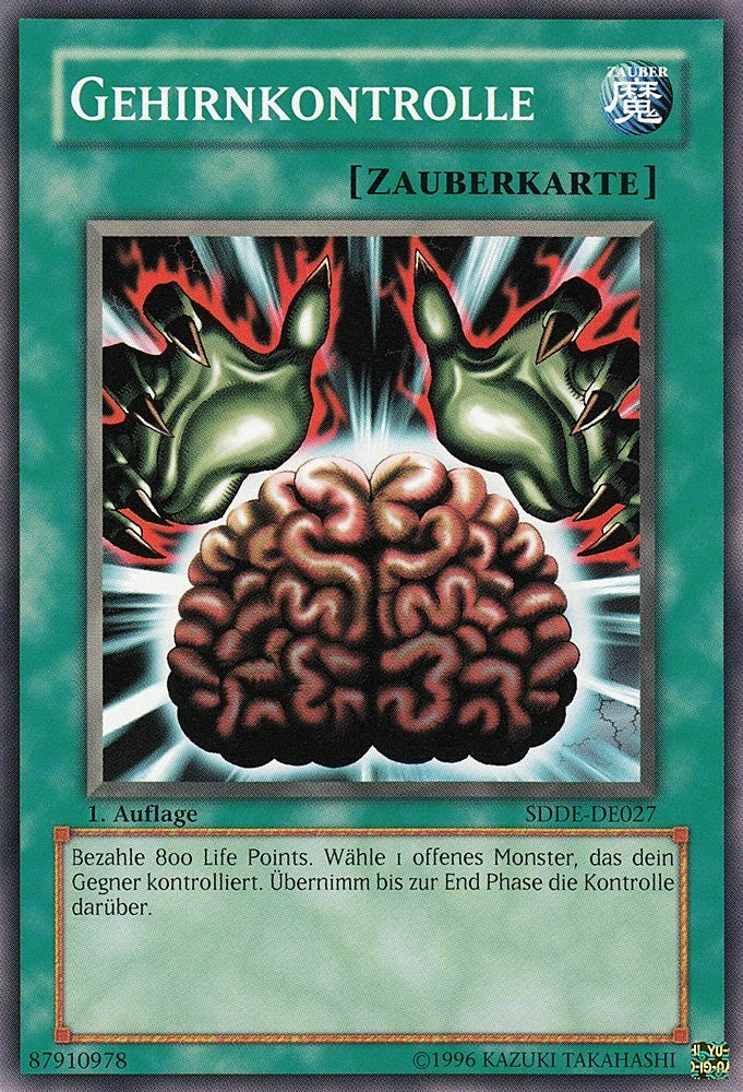 Gehirnkontrolle - SDDE-DE027 - Common - Deutsch - 1. Auflage - Structure Deck: The Dark Emperor - Yugioh