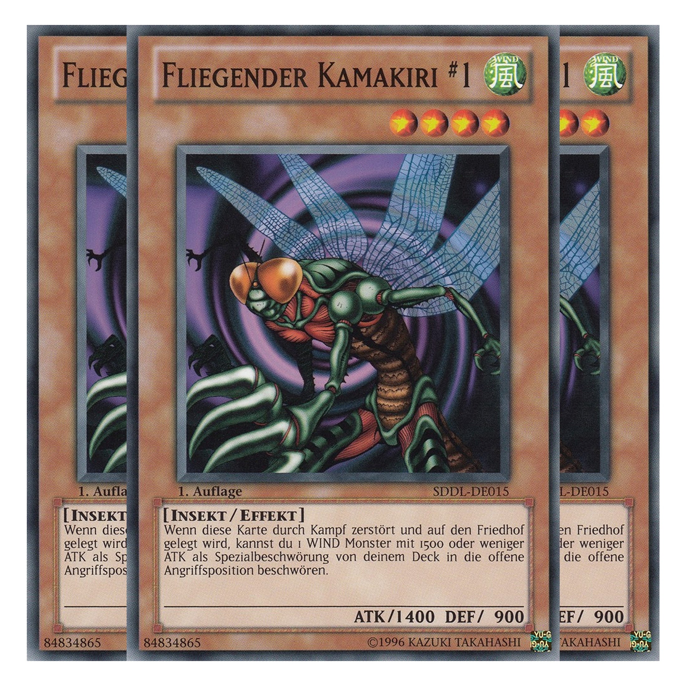 Fliegender Kamakiri #1 - SDDL-DE015 - Common - Deutsch - 1. Auflage - Structure Deck: Dragunity Legion - Playset (3 Kopien)